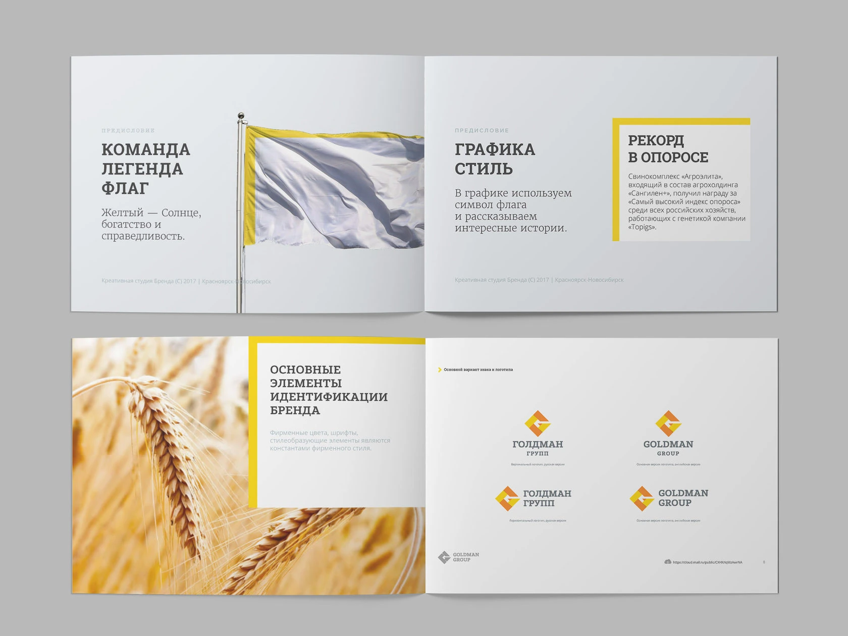 Goldman Group original brandbook: brand foundation, presentation 05