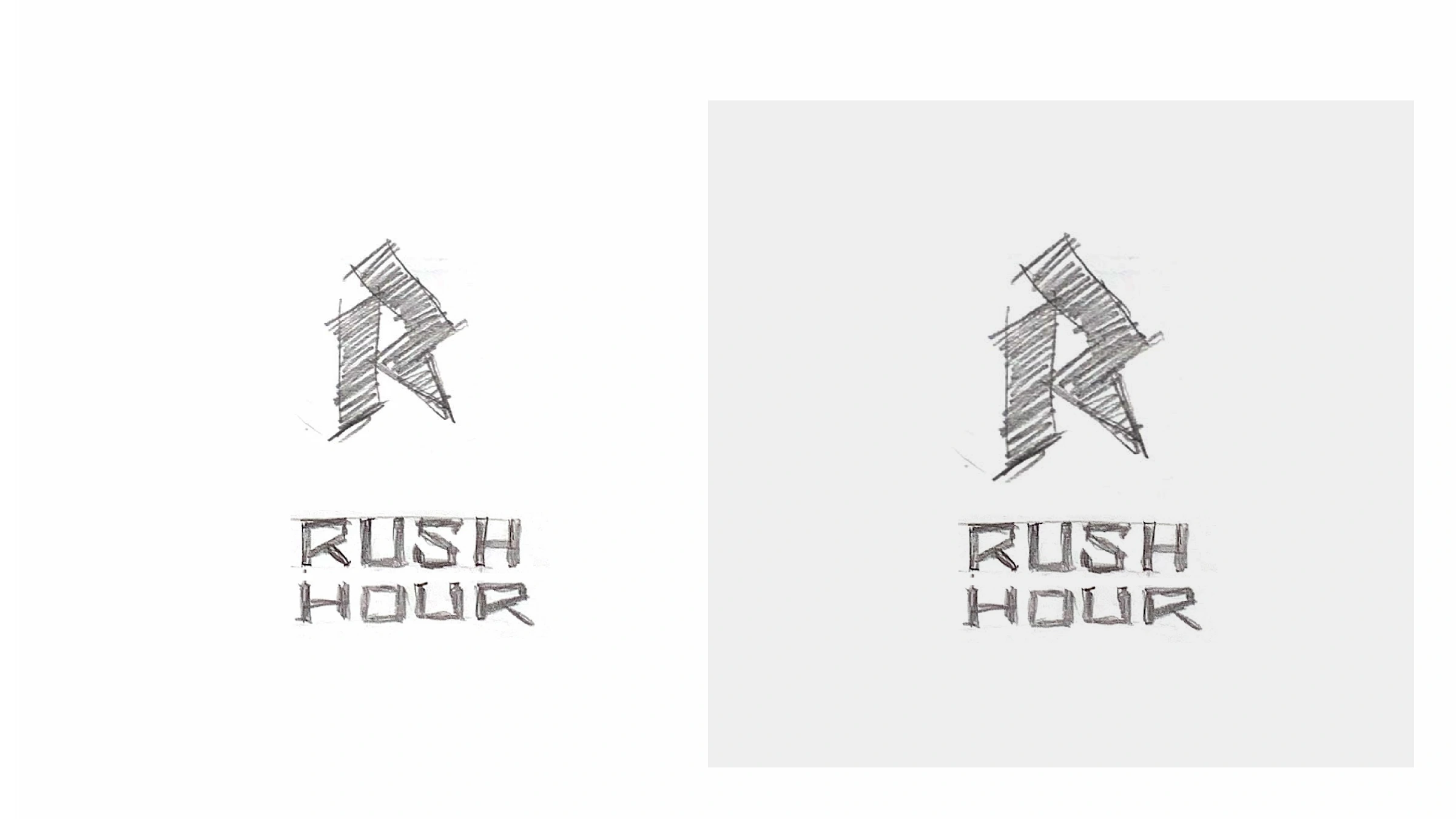 Rush Hour — sketch original project artwork